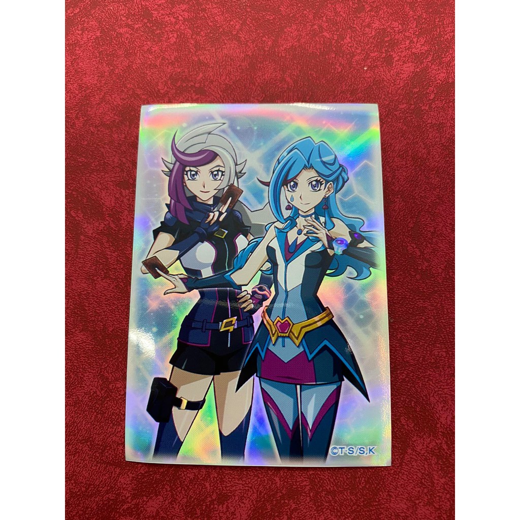 Bọc bài lẻ chính hãng Yugioh Size  - Ghost Girl Blue Maiden - Sleeve 6,3cmx9cm