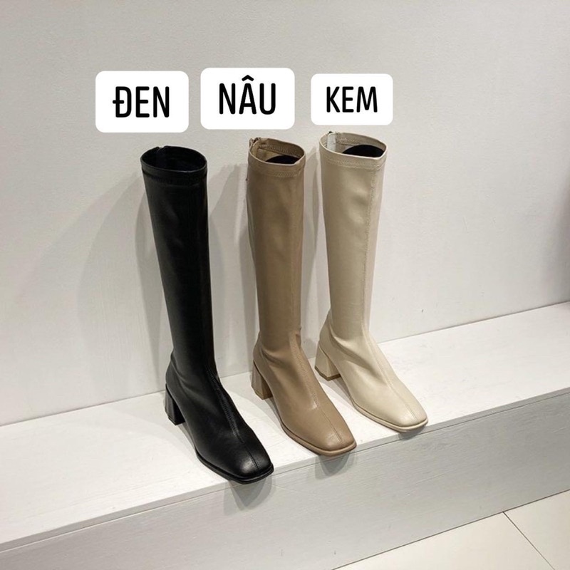 BOOT DA CAO CỔ NGANG ĐÙI CAO 5 PHÂN