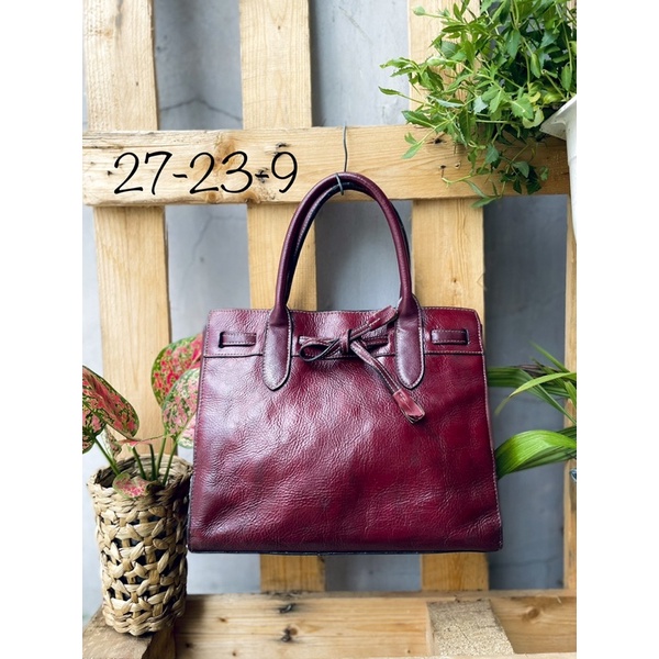 SALE- túi si da thật dáng xách nhỏ cưng