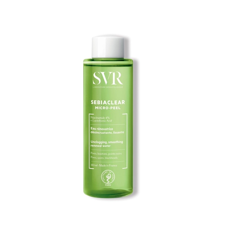 [CHÍNH HÃNG] TONER SVR SEBIACLEAR MICRO PEEL Se Khít Lỗ Chân Lông, Giảm Mụn 150ml