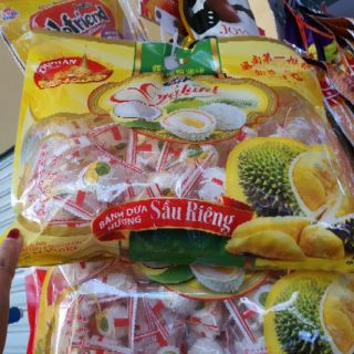 Bánh xốp dừa sầu riêng cực ngon gói 450g date mới