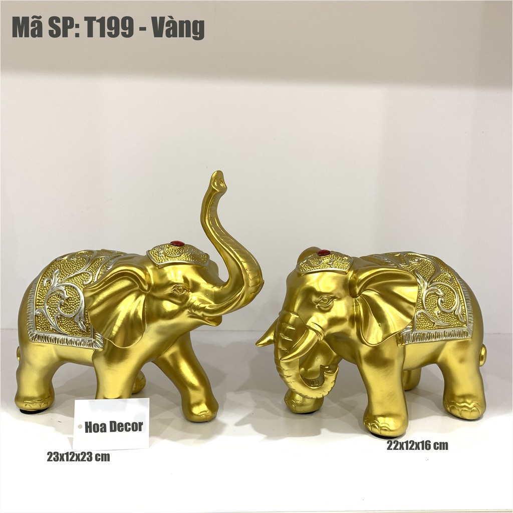 Cặp tượng voi tình nhân T199