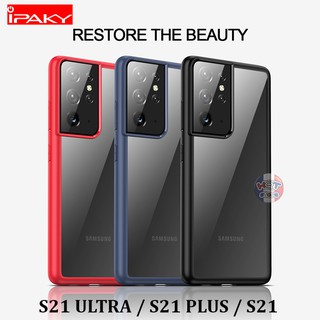 Ốp lưng trong suốt viền mỏng IPaky Bright S21 Ultra / S21 Plus / S21