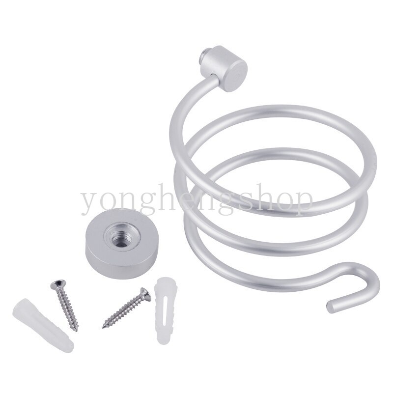 Giá Đỡ Máy Sấy Tóc Gắn Tường Nhà Tắm Bằng Nhôm Tiện Dụng