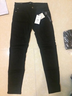Quần cotton co giãn Bershka chuẩn Auth