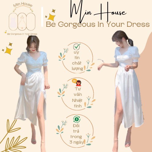 rẻ nhất shopee-đầm trắng dự tiệc sẻ tà siêu xinh,đầm maxi trắng dáng dài đi du lịch,dạo phố