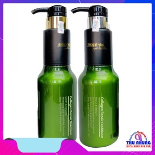 Dầu gội và xả sophia platium collagen repair 500ml