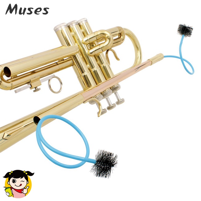 1 Cặp Găng Tay Bảo Trì Kèn Trumpet Có Van Đứng Với Bàn Chải Rắn Kèn Trumpet Không Găng Tay