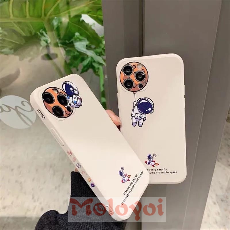 Ốp Điện Thoại Hình Phi Hành Gia Nasa Cho Iphone 6 6s 7 8 Plus 12 11 Pro Max Iphone Xs Max X Xr Se 2020 12