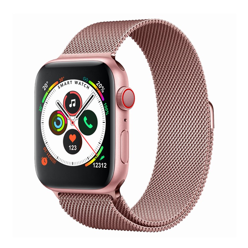 Dây đeo đồng hồ Apple 44/40mm cho Apple Watch 5/4/3/2/1 bằng silicon có khóa bằng thép không rỉ