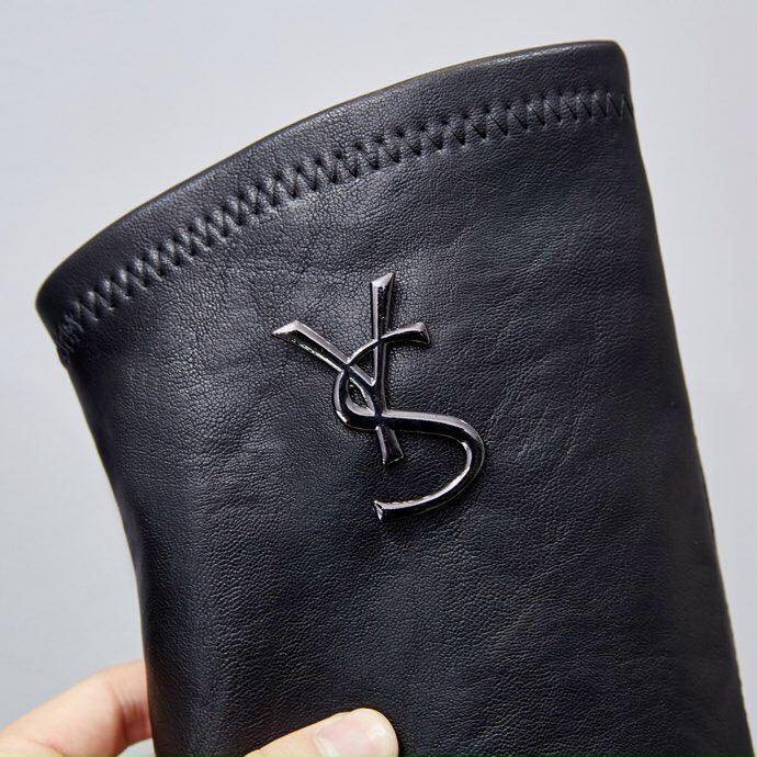 giày boot  da trơn tag chữ gót vuông 7cm mã 881-36 ( MẪU DÀNH CHO BẮP BÉ)