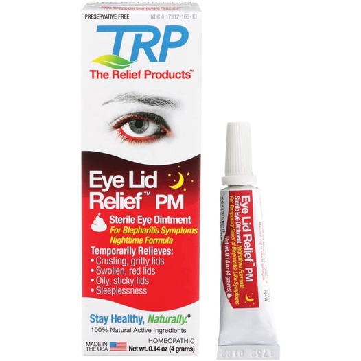 [DATE 03/2022] THE RELIEF PRODUCTS - NHỎ MẮT TRP EYELID RELIEF PM 4GR