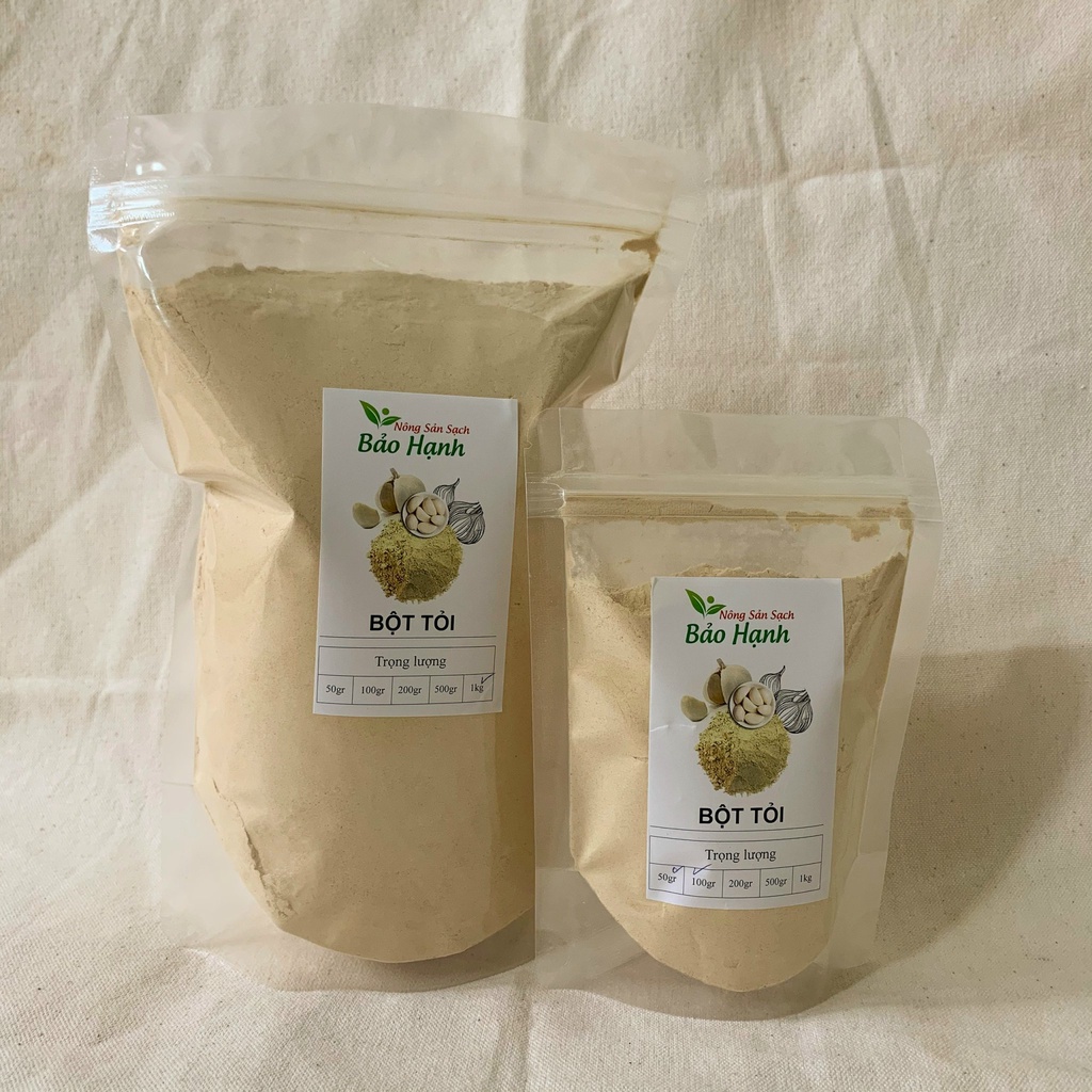 Bột tỏi nguyên chất 150gr - 1kg Garlic Powder Natural BH Spices chế biến thực phẩm 150gr – BHS009