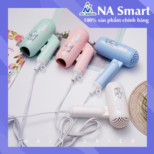 Máy Sấy Tóc Mini Gấp Gọn Hình Thú Đáng Yêu