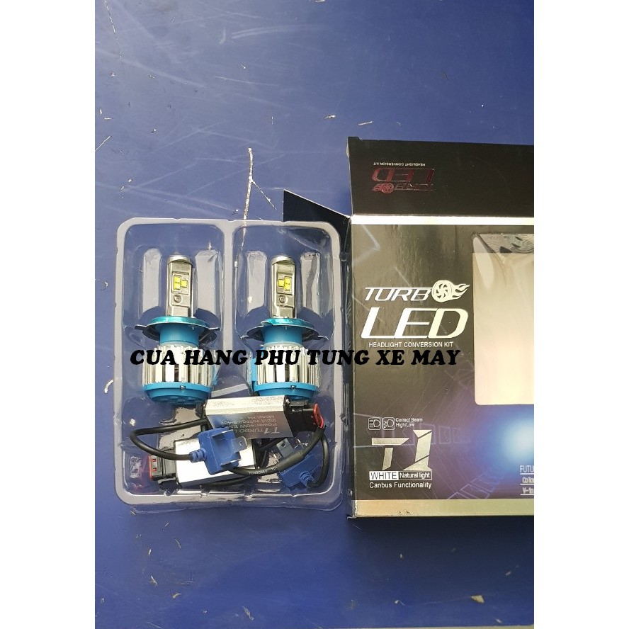 Đèn LED quạt Turbo siêu sáng cho các loại xe - 1 cặp