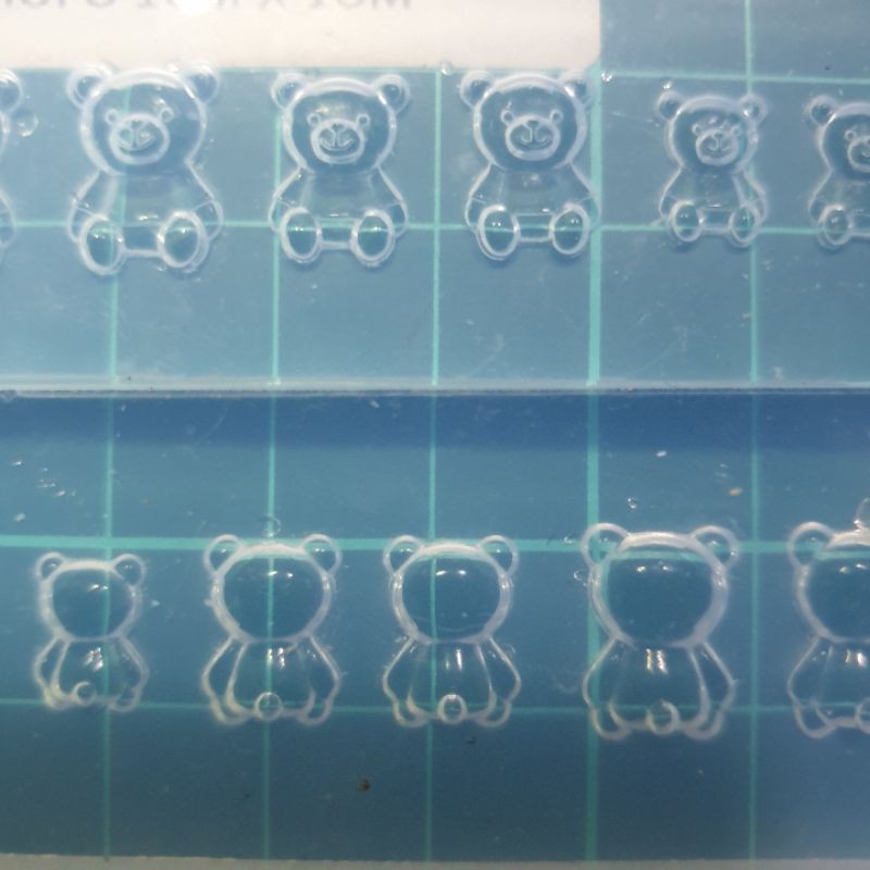 2 Khuôn gấu silicon 6 size 2 mặt
