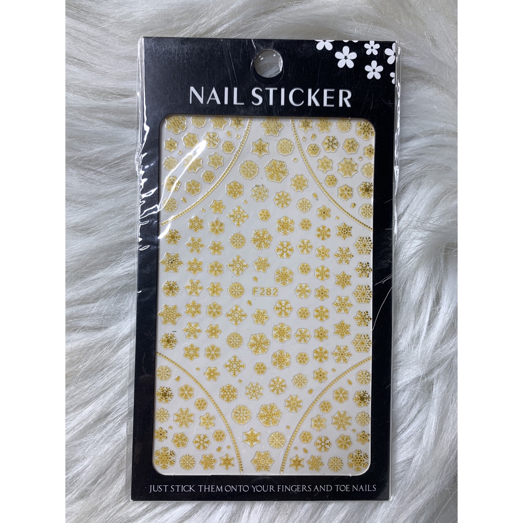 Sticker Trang Trí Móng Noel Siêu Đẹp