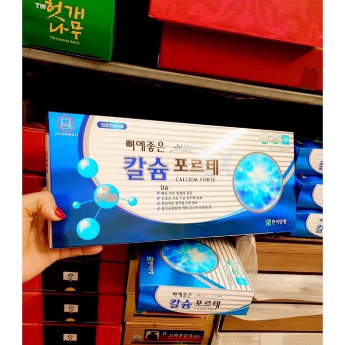 Viên Canxi Hanmi Hàn Quốc, Hộp đỏ 120 viên