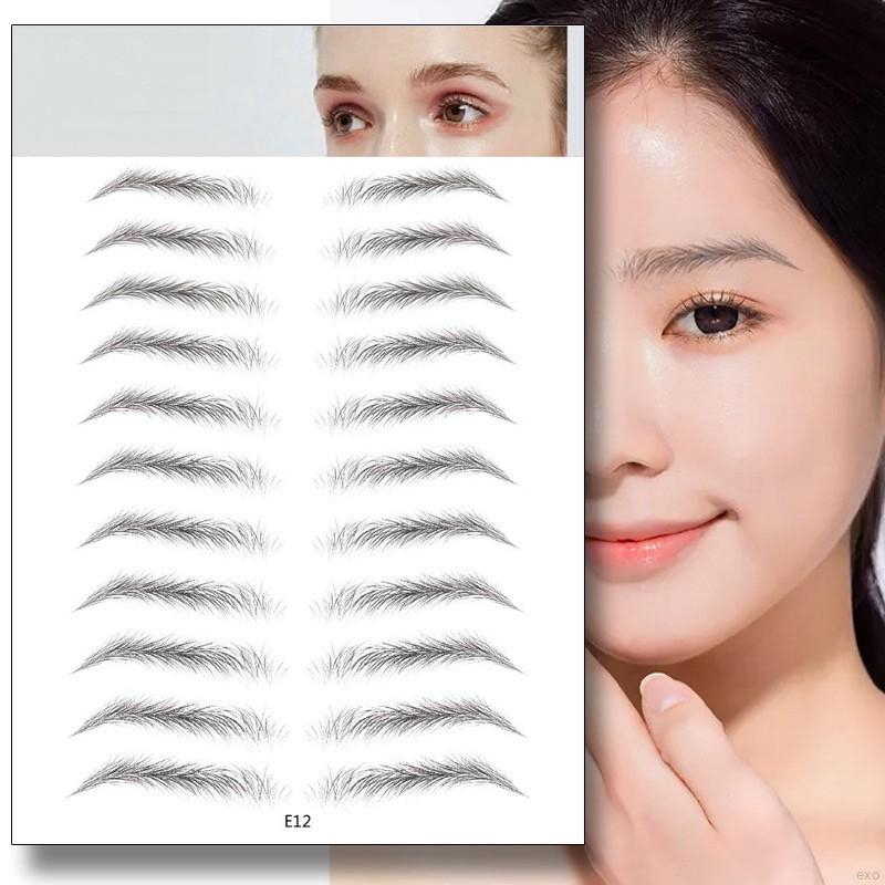 Bộ miếng dán lông mày 3D hữu cơ bán vĩnh cửu dành cho nam và nữ | BigBuy360 - bigbuy360.vn
