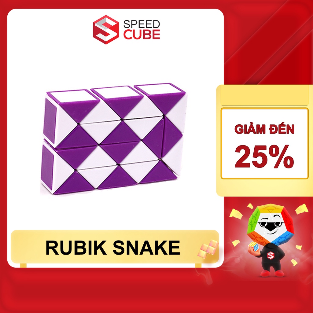 Diansheng snake rubik rắn biến thể snake 22cm * 1,2cm *0,9cm màu ngẫu nhiên - shop speed cube