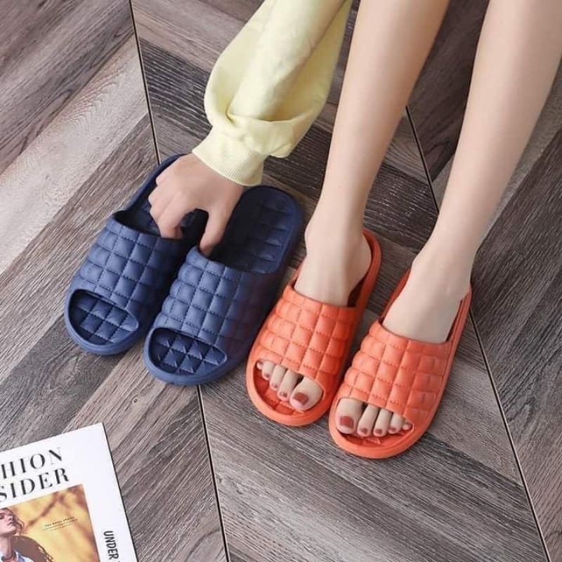 Dép Đi Trong Nhà Văn Phòng Hình Ô Vuông Chống Trơn Trượt Siêu Nhẹ Êm Chân Cho Cả Nam Và Nữ - chọn màu, chọn size