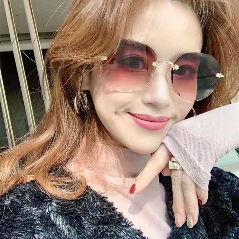 Sang Trọng Kính Mát Gọng Kim Loại Phong Cách Retro Thời Trang Cho Nữ | BigBuy360 - bigbuy360.vn