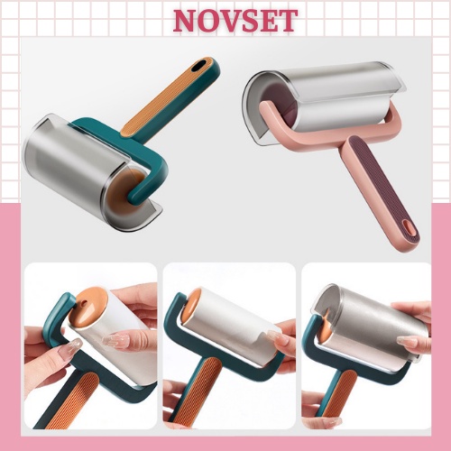 [NHẬP NOVSET1 giảm ngay 10% đơn từ 0đ] Cây lăn bụi quần áo NOVSET đa năng cao cấp Làm Sạch Quần Áo Ga Giường Sofa