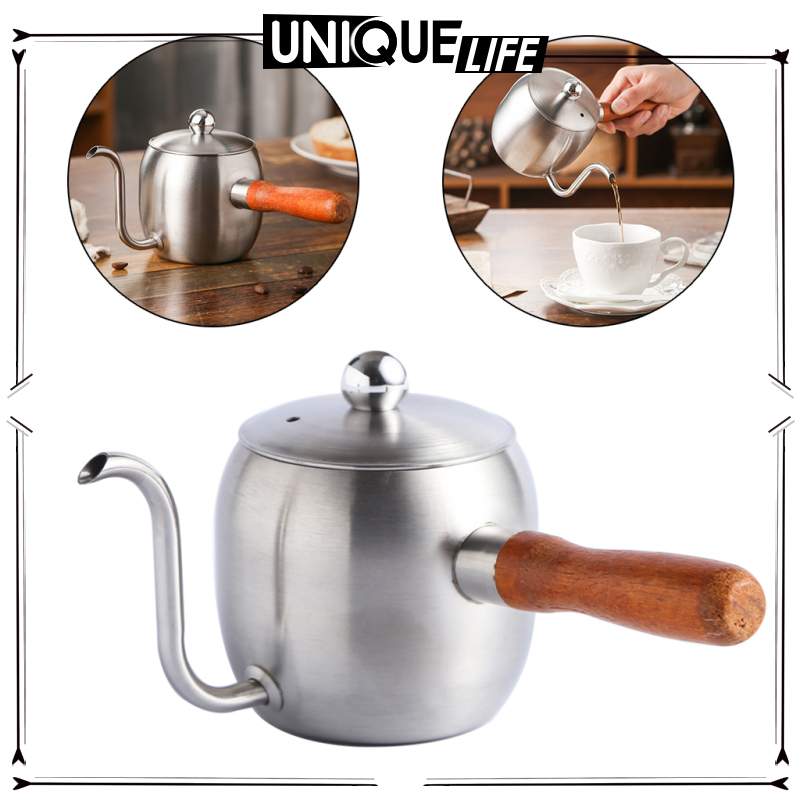 [Niuniu appliances]Pour Over Coffee Kettle - Premium Stainless Steel Gooseneck Kettle for Drip Coffee - Works on Stove and Heat Source