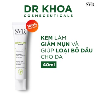 [CHÍNH HÃNG] Kem làm giảm mụn và giúp loại bỏ dầu SVR SEBIACLEAR Active 40ml