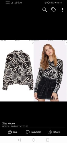 Combo giày HM + 2 áo Stradivarius