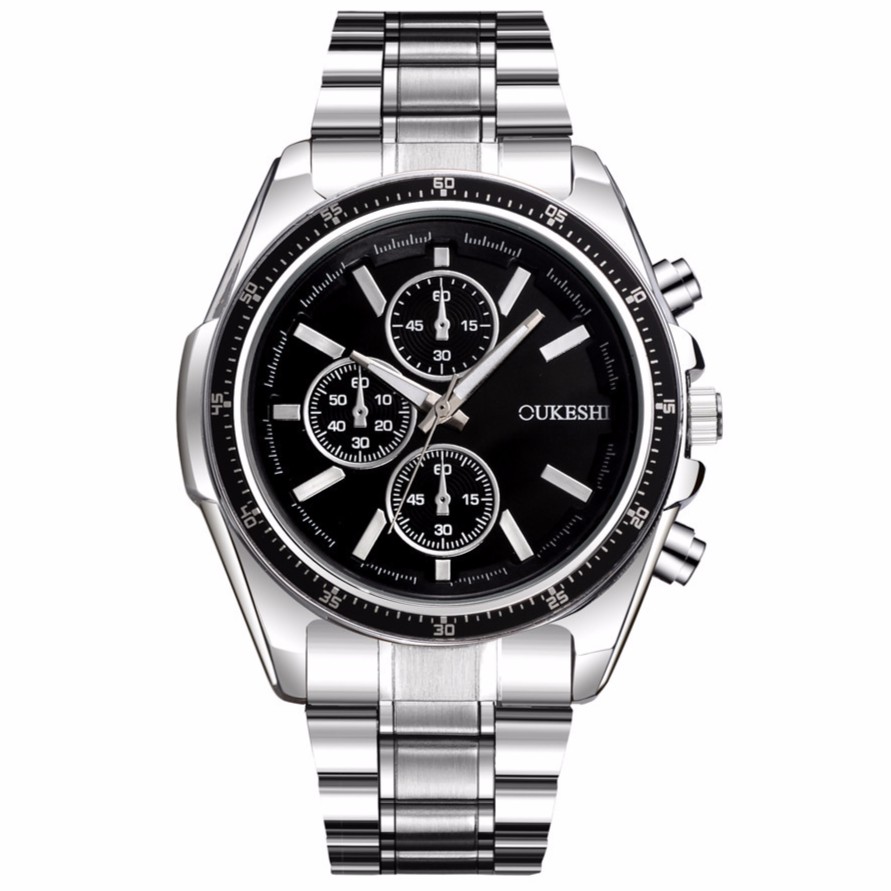 ĐỒNG HỒ NAM OUKESHI OKS8031 DÂY THÉP KHÔNG GỈ CAO CẤP + TẶNG VÒNG TAY CAO CẤP | BigBuy360 - bigbuy360.vn