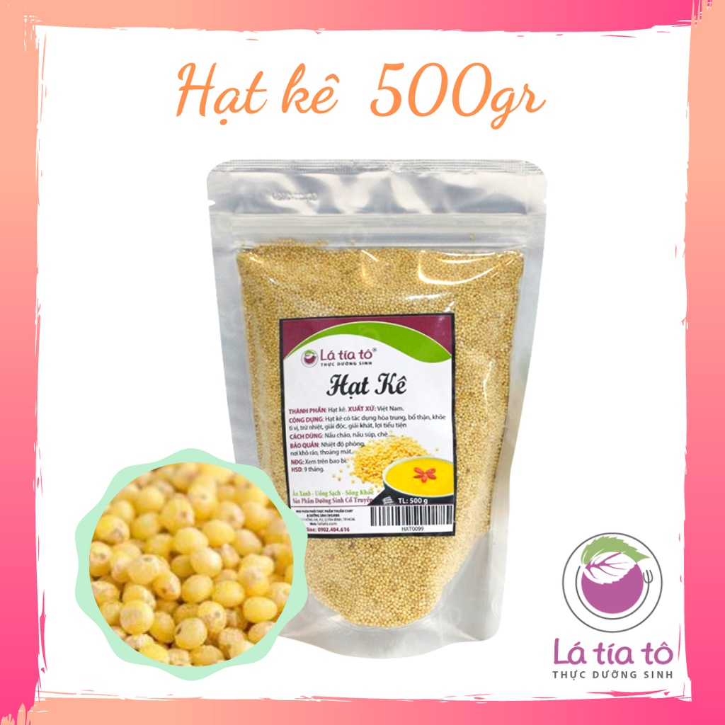 HẠT KÊ 500gr -LÁ TÍA TÔ