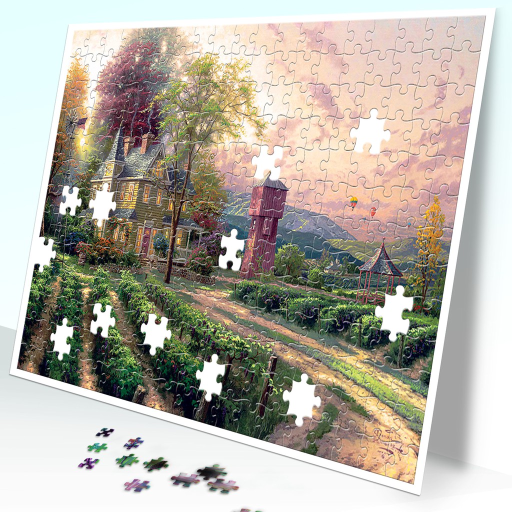 Tranh xếp hình Jigsaw Puzzle giải tỏa stress Tia Sáng 247 mảnh - MÙA BỘI THU - MSP: 247-060