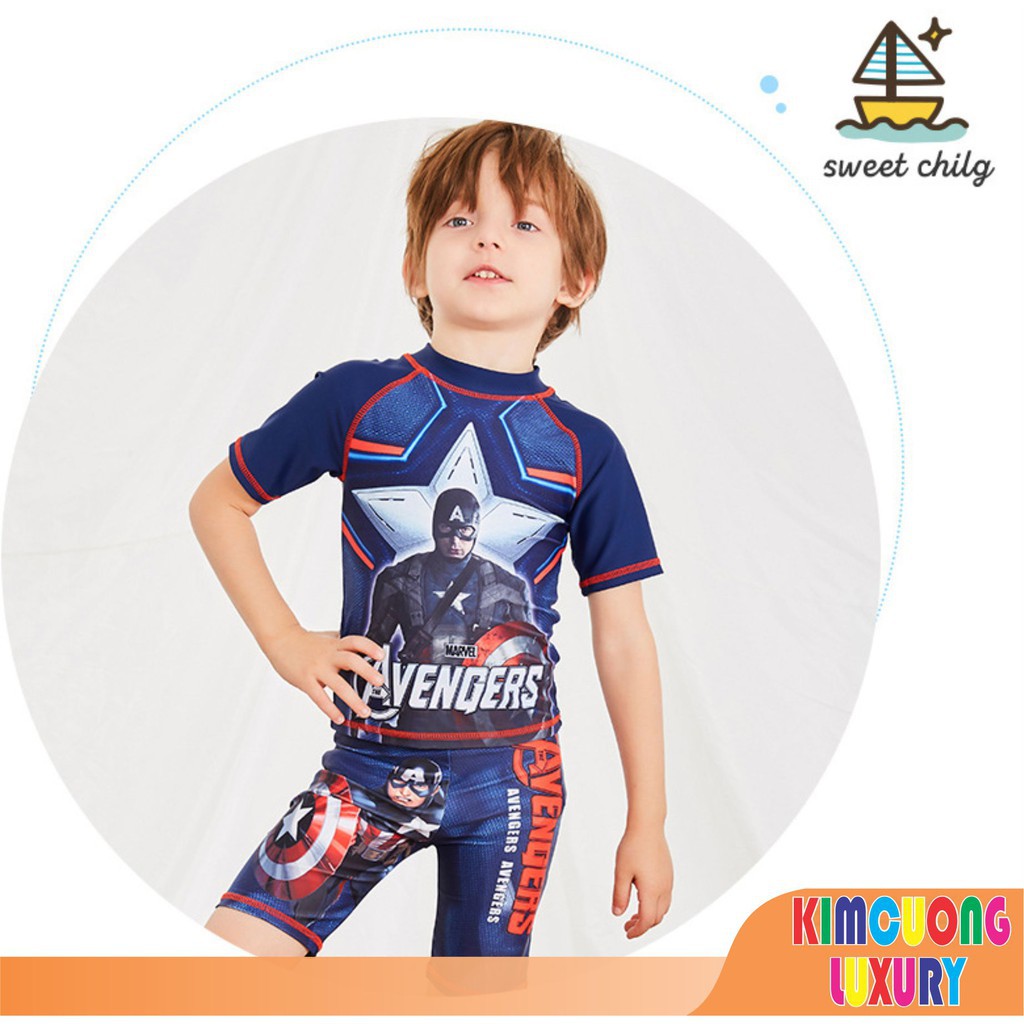 Đồ Bơi Bé Trai Size Đại - KCLĐBBTCAPTIAN