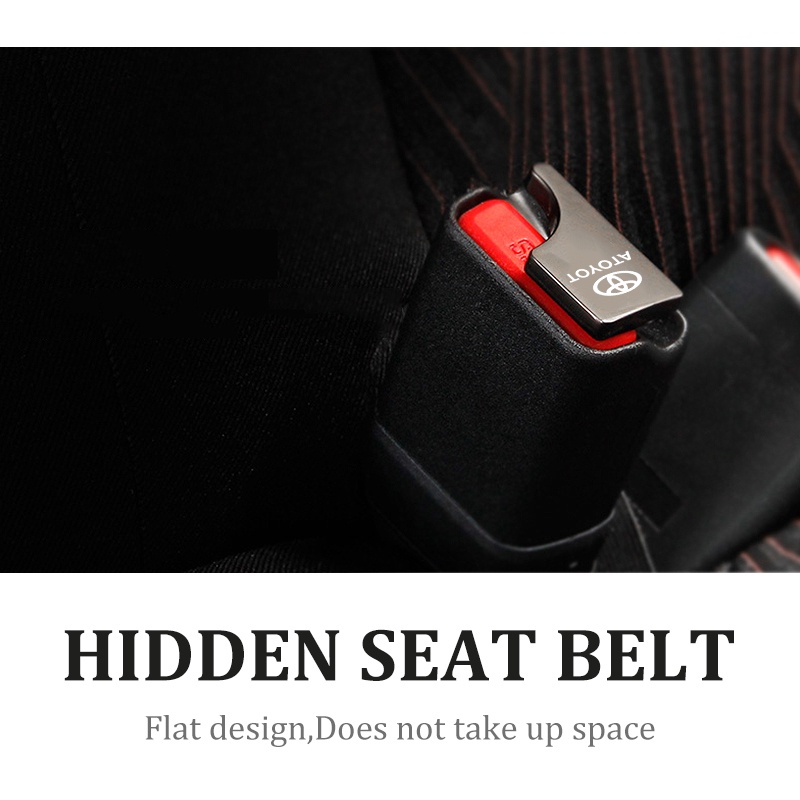 Phù Hợp Khóa Cài Dây An Toàn Vô Hình Đa Năng Cho Xe Hơi Toyota Vios Yaris Altis Camry Avanza