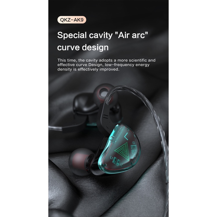 Tai Nghe Nhét Tai Chơi Game Có Dây Qkz Ak9