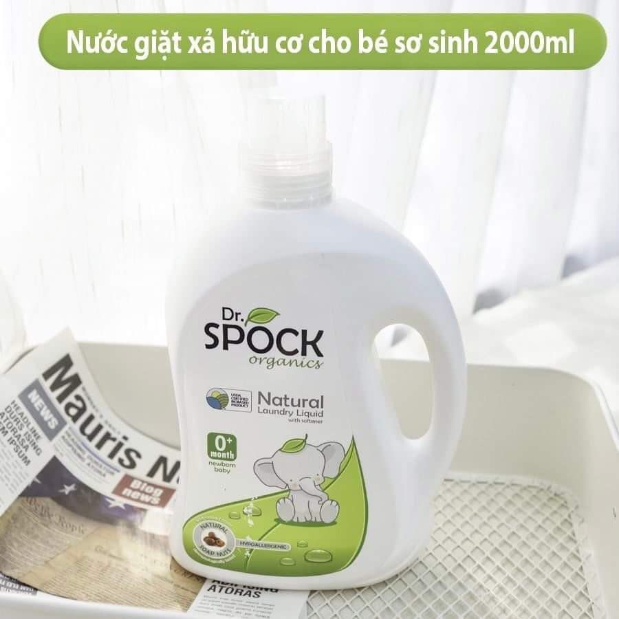 Nước giặt xả hữu cơ Dr. Spock Oraganic 0m (800ml / 2L / 3L)