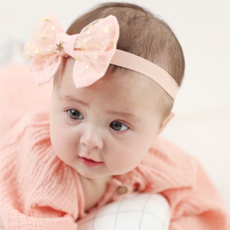 Băng Đô Cho Bé - Băng Đô Nơ Sao Phong Cách Hàn Quốc Xinh Xắn Cho Bé