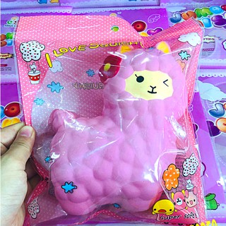 Đồ Chơi Squishy Hình Con Cừu Dễ Thương Màu Hồng