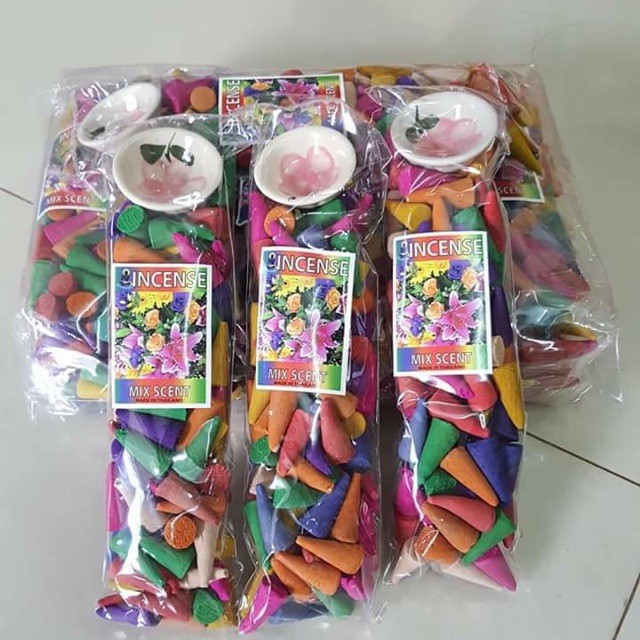 Trầm Nụ Thái Lan Đủ Hương (100 nụ kèm chén sứ)