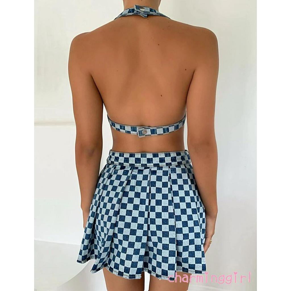 Chân Váy Jeans Chữ A Lưng Cao Thời Trang Quyến Rũ Cho Nữ