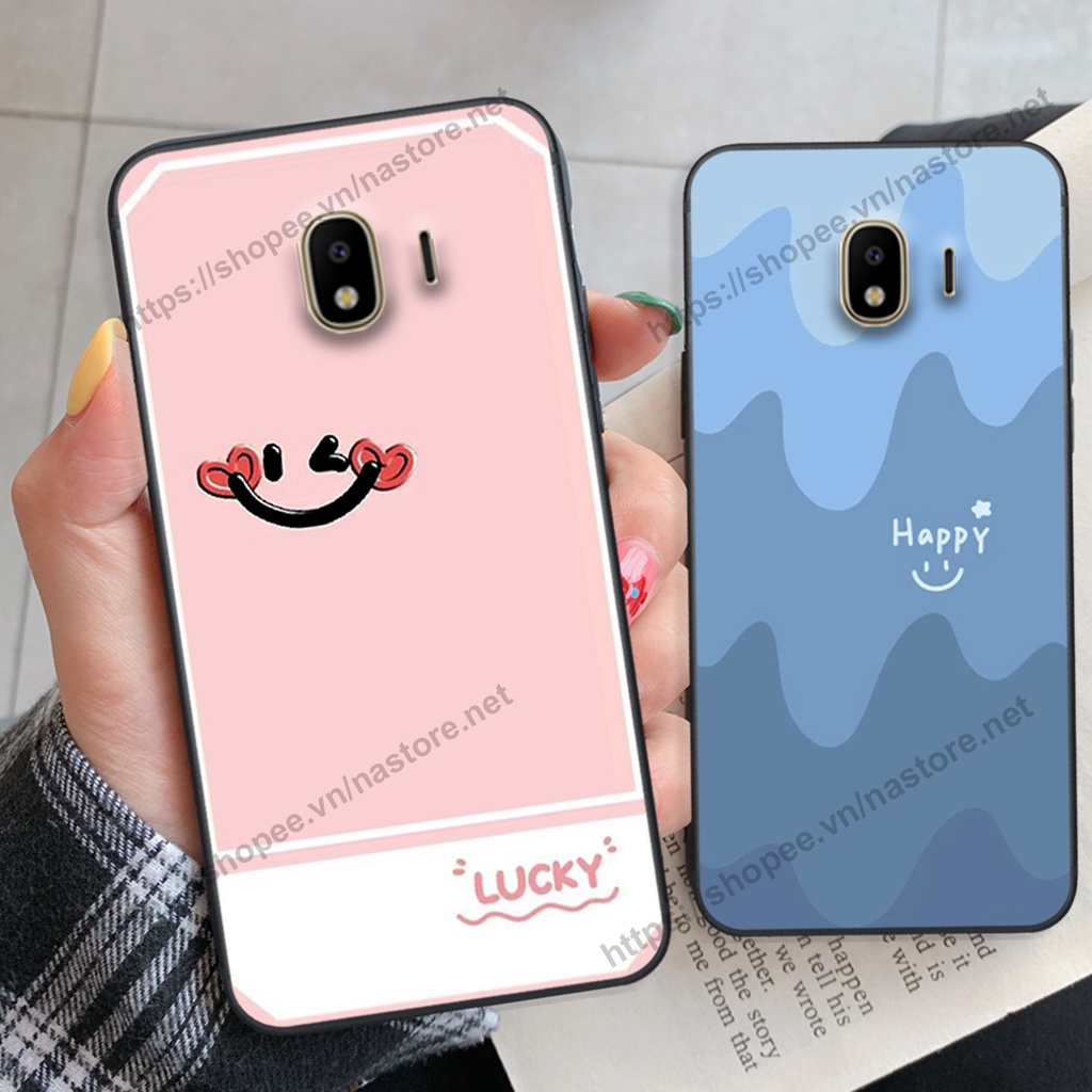 Ốp lưng Samsung J2 Pro / J2 Core / J2 Prime / J4 mặt cười, họa tiết caro đơn giản đẹp cute