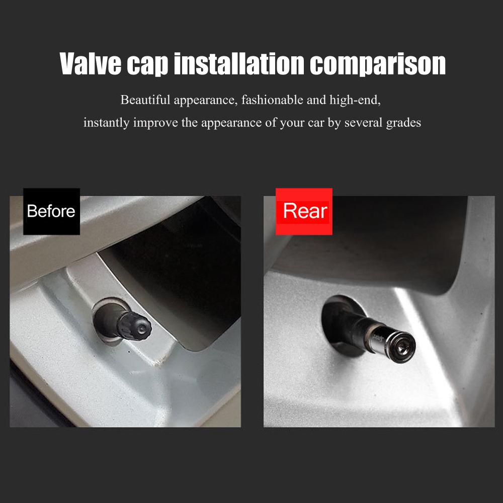 Nắp Van Bánh Xe Hơi Bằng Hợp Kim Kẽm Chống Bụi Chống Trộm Tiện Dụng