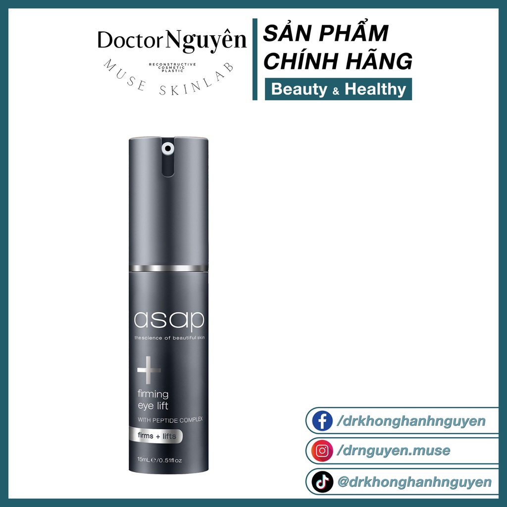 Kem Mắt ASAP Firming Eye Lift Xóa Nhăn, Trẻ Hóa Vùng Mắt (15ml)