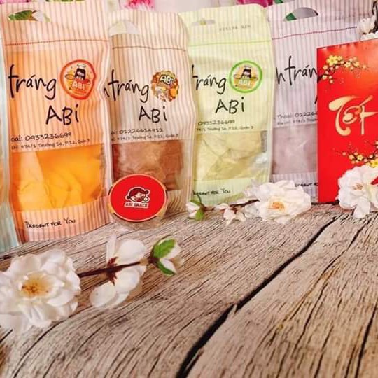 [Mã GROSALE giảm 10% đơn 150K] COMBO BÁNH TRÁNG NGỌT 2 LOẠI ABI TẶNG 1 KHẨU TRANG