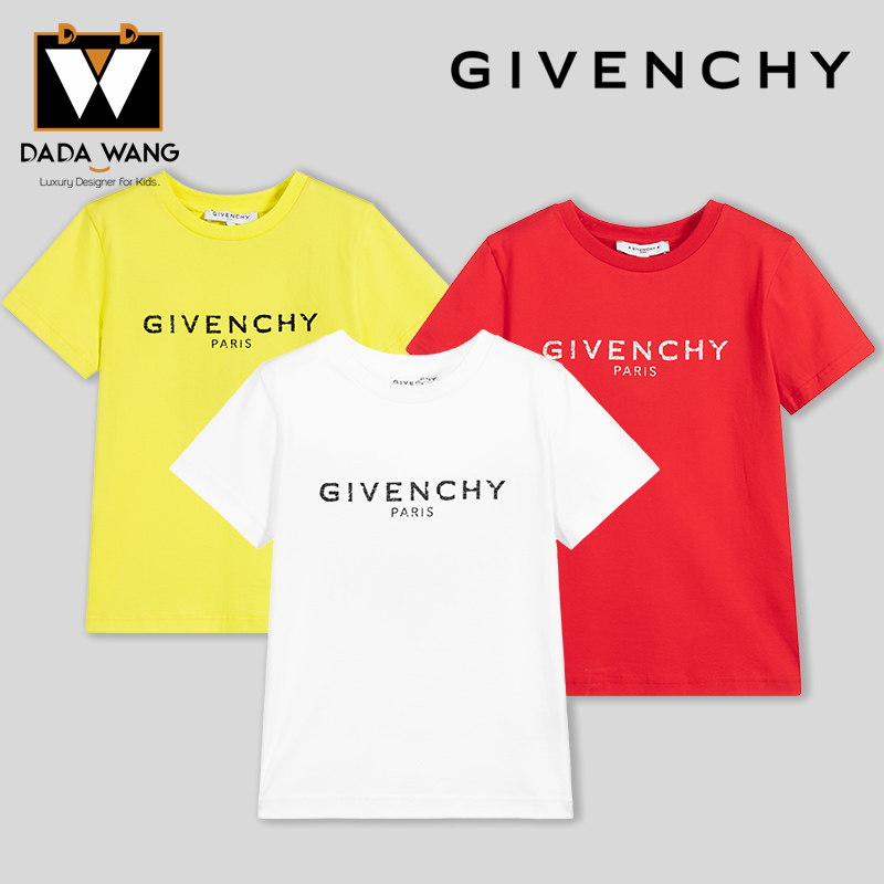 Áo Thun Ngắn Tay In Logo Givenchy Cổ Điển Thời Trang