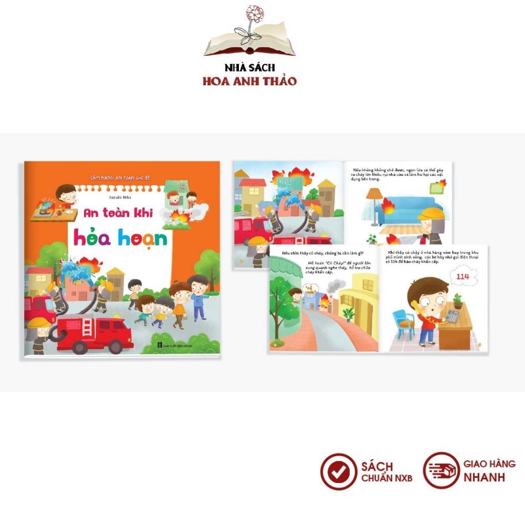 Sách Combo Cẩm nang an toàn cho bé, bộ 6 cuốn Có file nghe và đọc
