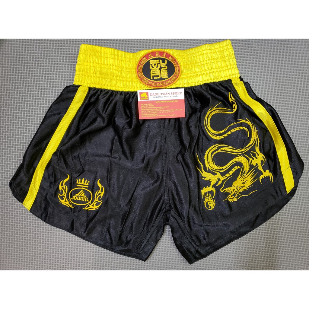 Quần Tập Thể Thao cỡ đại 85 -100 kg, Cạp To Ôm Bụng, Giảm Cân, Tập Thể Thao, Kickboxing, Thêu Rồng, Hàng Nhà Máy Jduanl