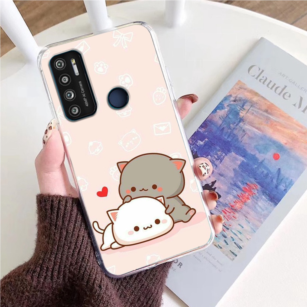 ỐP LƯNG VSMART STAR 3/STAR 4/STAR 5/LIVE 4/JOY 4  ,  IN HÌNH GẤU MOCHI SIÊU ĐÁNG YÊU, NỀN CỰC ĐẸP.