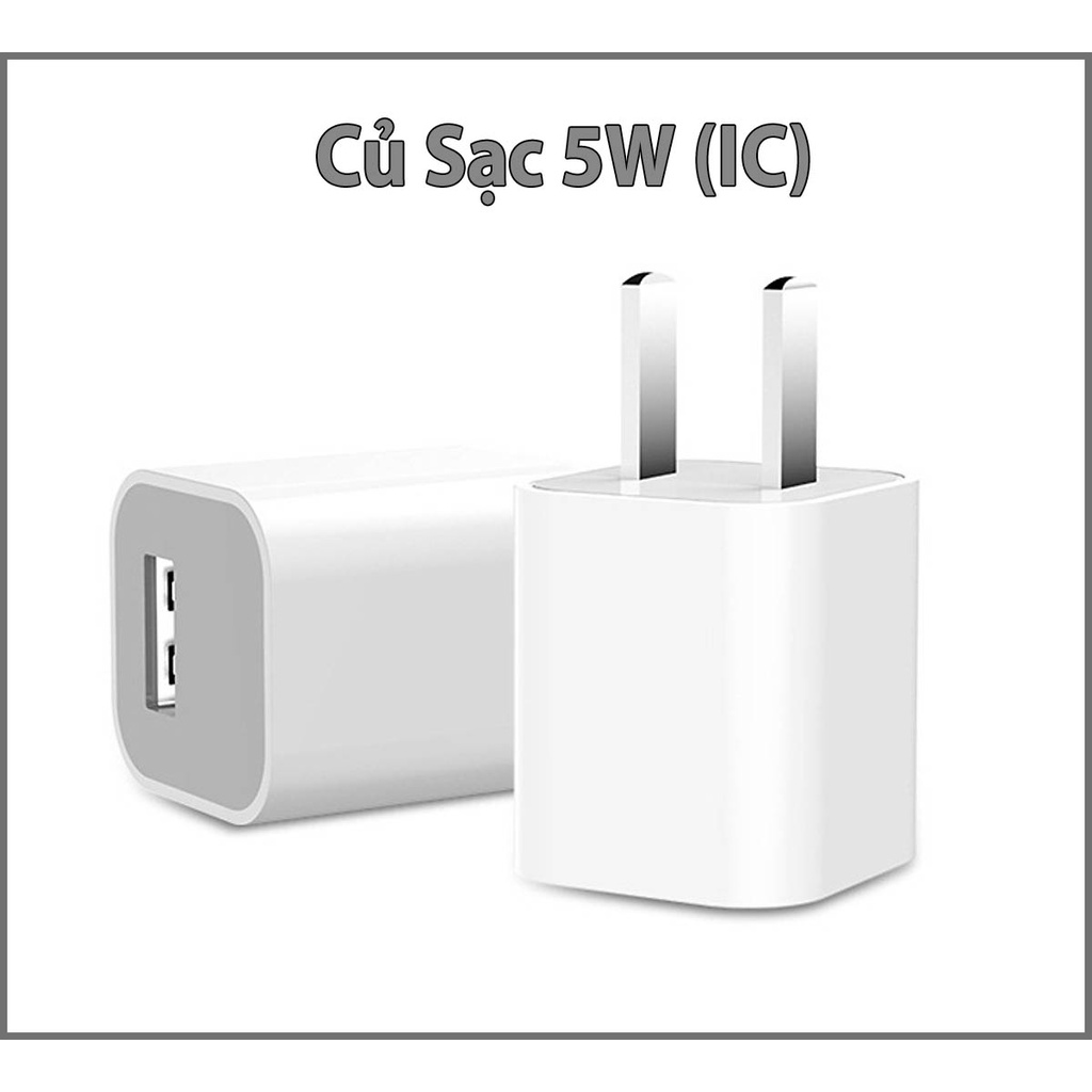 Củ sạc 3 cổng USB 5v 2,4A , Củ sạc 2 cổng USB 5V 2A  , Củ sạc 1 cổng USB 5V 2A Củ sạc 1 cổng USB 5V 1A- Smart Charger